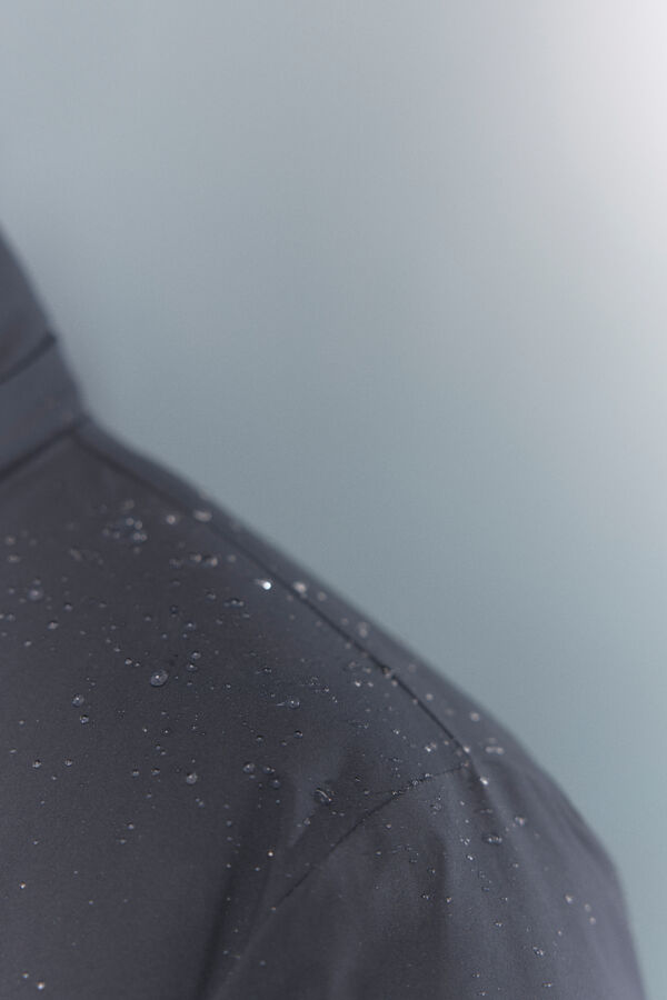 Springfield Parka acolchoada térmica azul