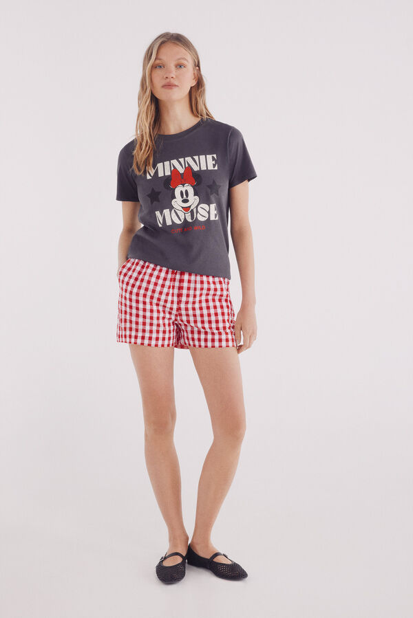 Springfield Camiseta "Minnie Mouse" gris