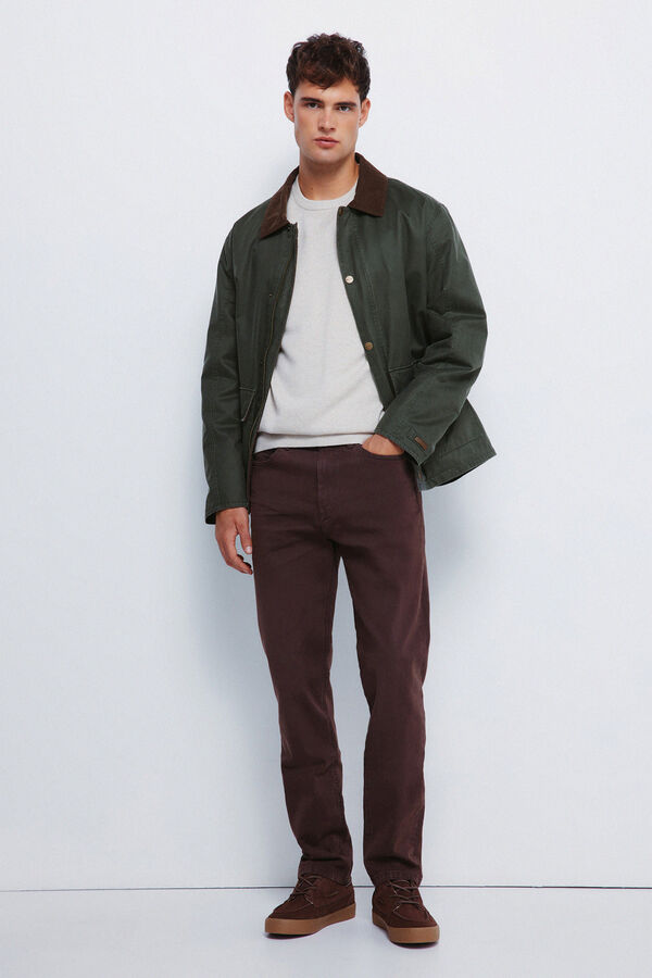 Springfield Calça slim fit com 5 calça cru