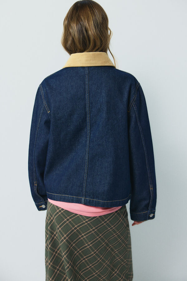 High Spirits Varsity Jacket azul