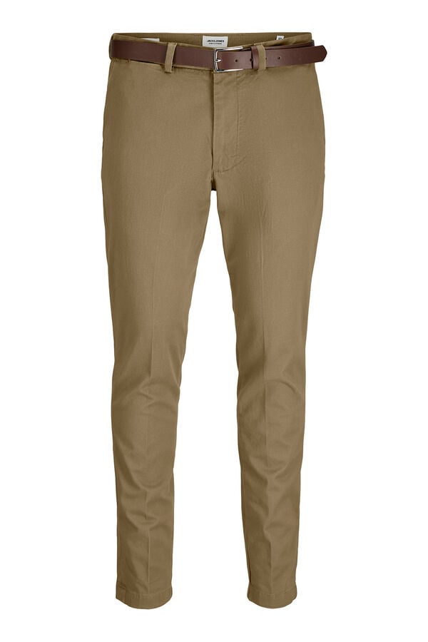 Jack & Jones Calças slim fit cru