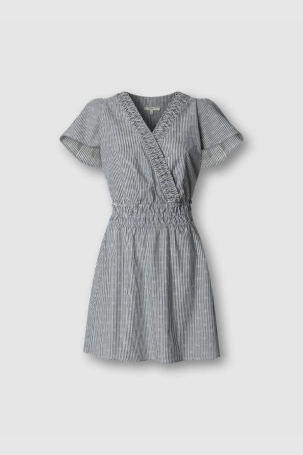Pepe Jeans Vestido curto de manga comprida azul