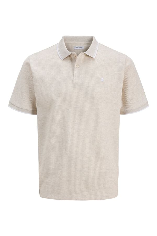 Jack & Jones Polo regular fit em malha branco