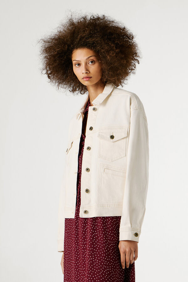 Pepe Jeans Casaco denim  bege