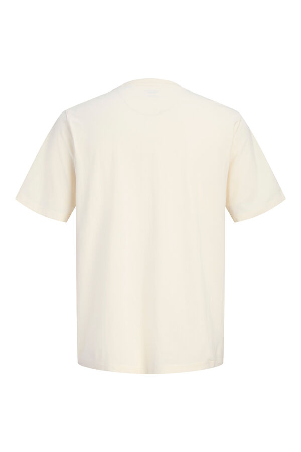 Jack & Jones T-shirt com estampado na frente bege