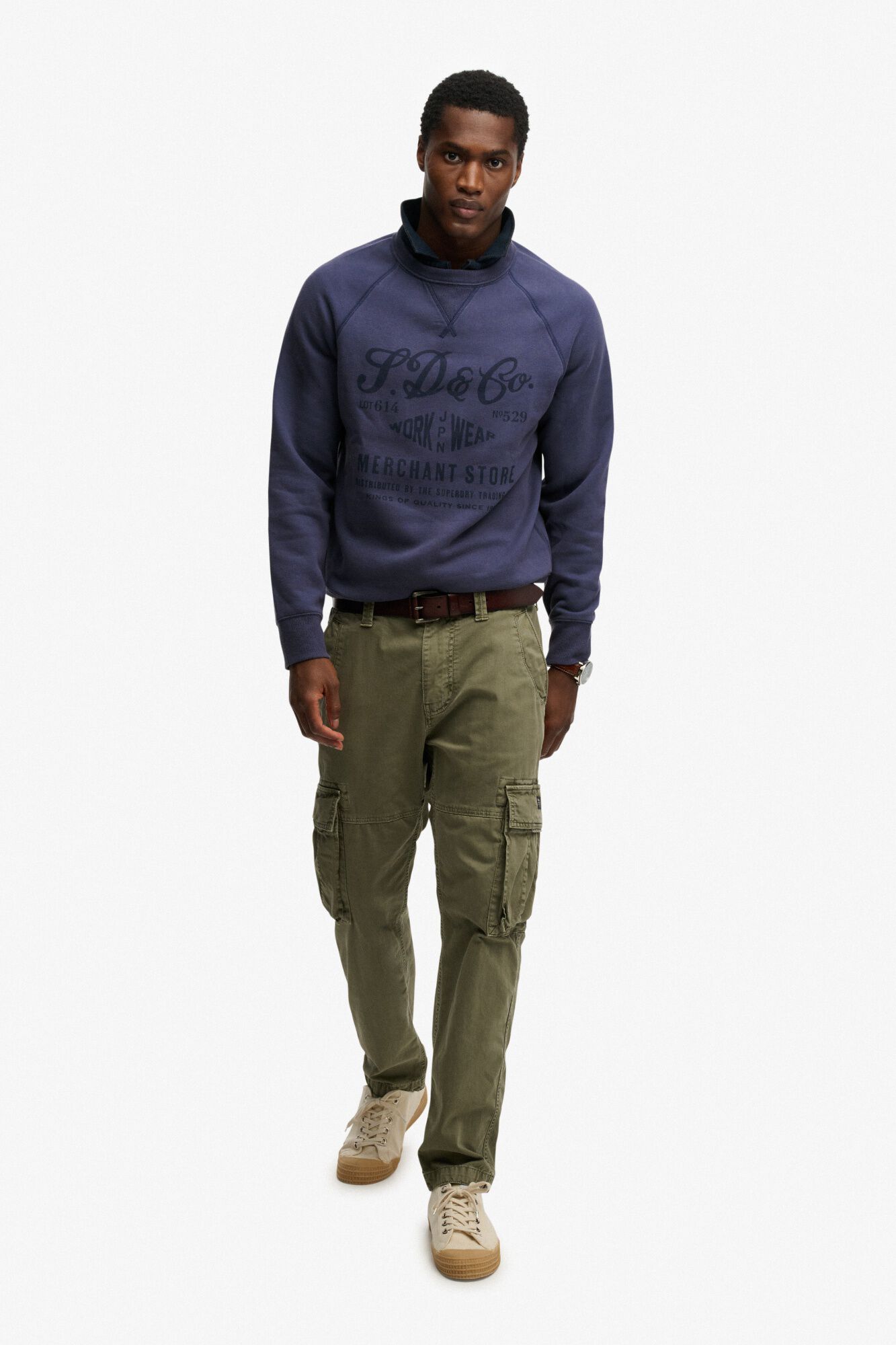 Superdry Sweatshirt gola redonda logo