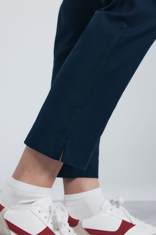 Springfield Calças chino retas azul