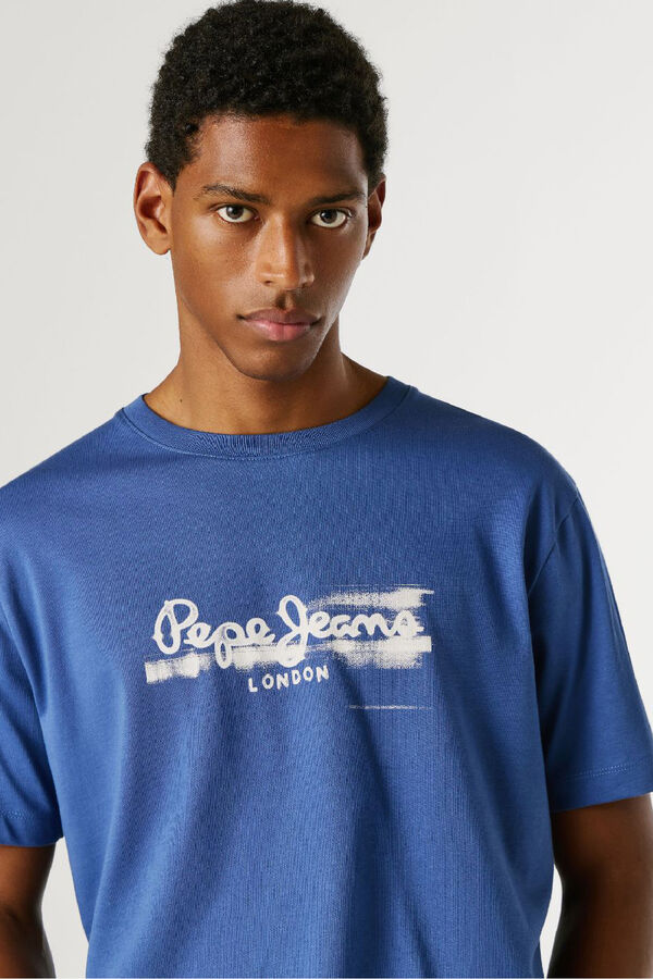 Pepe Jeans T-shirt manga curta azul