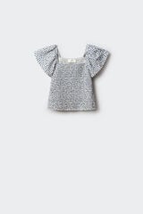 Springfield Kids Top flores menina azul