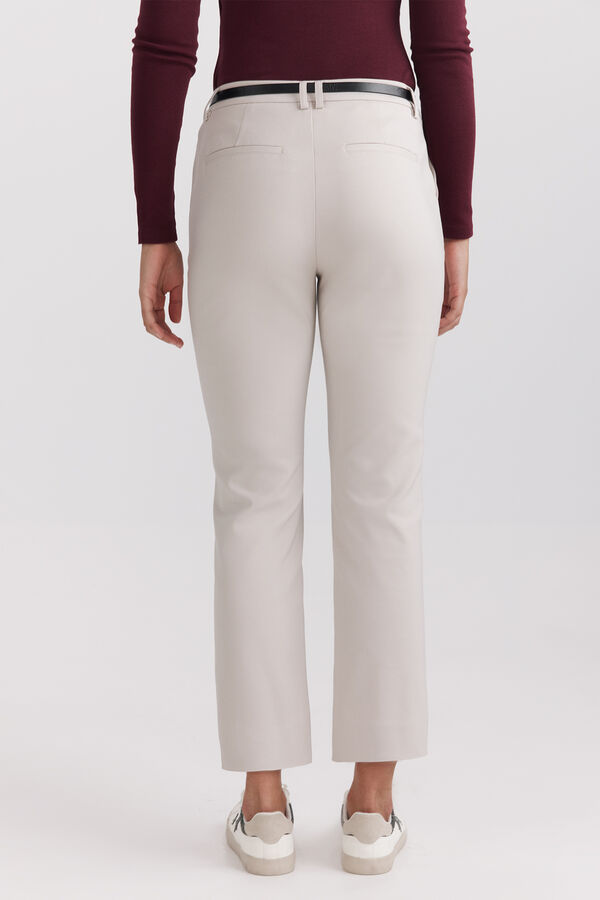 Springfield Cal&ccedil;as chino com cinto el&aacute;stico cru