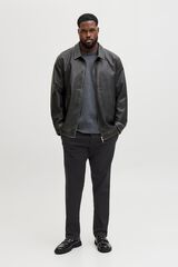 Jack & Jones PLUS Cal&ccedil;as chino slim preto