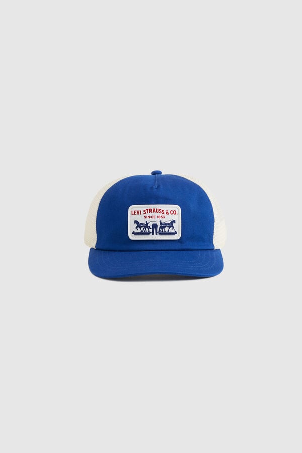 Levi's Bon&eacute; de beisebol com logo azul