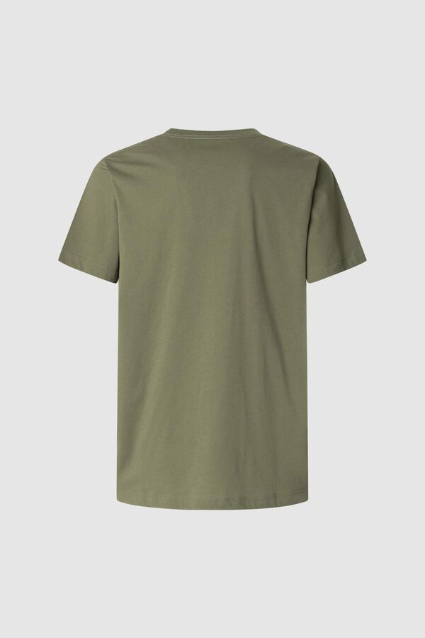 Pepe Jeans T-shirt amarela do elenco verde