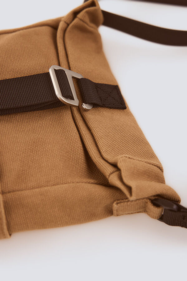 Springfield Mala m&eacute;dia a tiracolo castanho