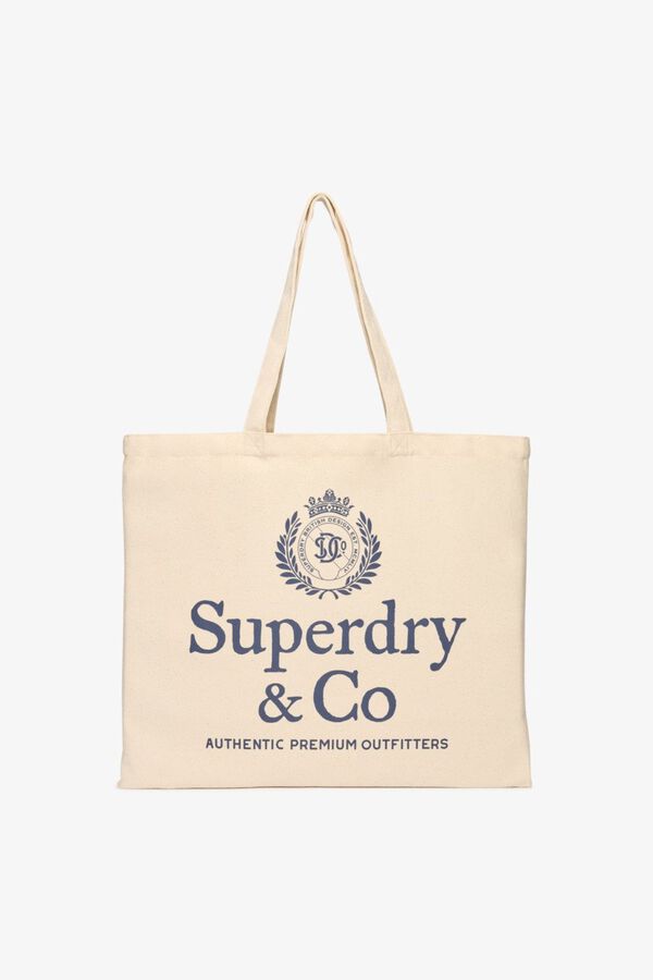 Superdry Mala tote bag bege