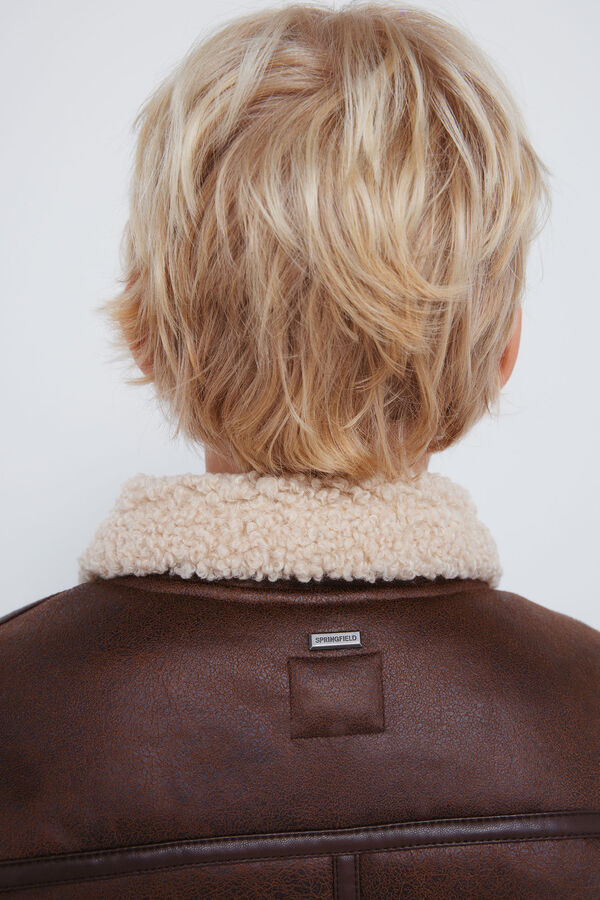 Springfield Kids Casaco aviador infantil cru