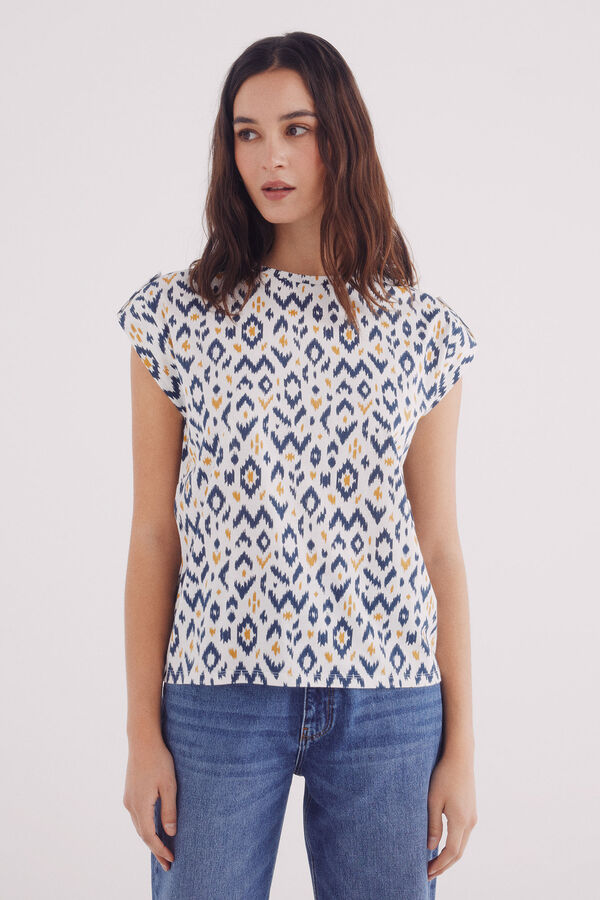 Springfield T-shirt animal print estampado