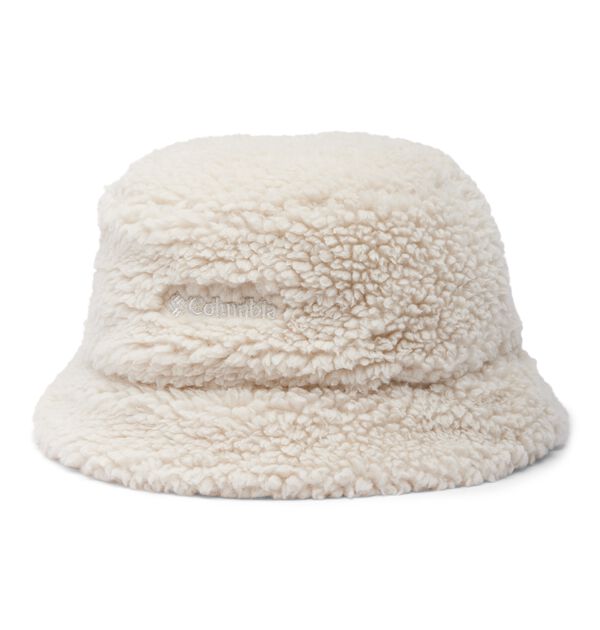 Columbia Chap&eacute;u Bucket Revers&iacute;vel Acolchoado Winter Pass&trade; II Sherpa Forro polar Unissex bege