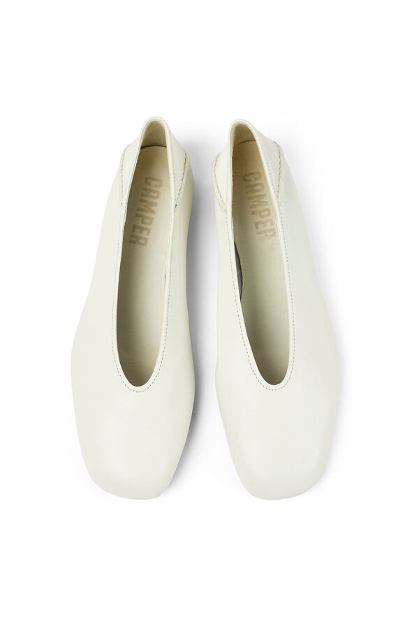 Camper Zapato Slip-On minimalista blanco