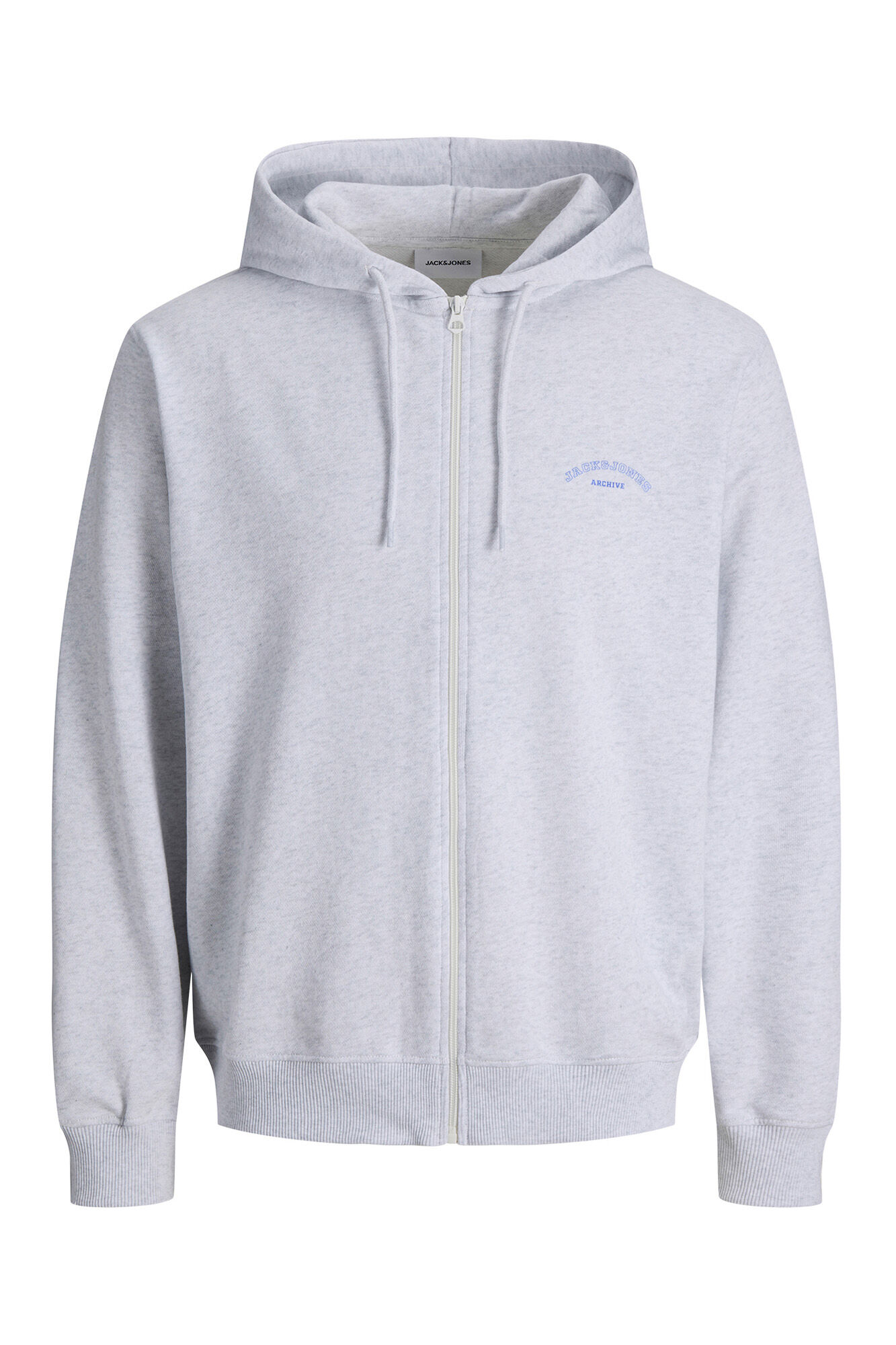 Jack & Jones Sweatshirt com fecho-&eacute;clair, estilo descontra&iacute;do