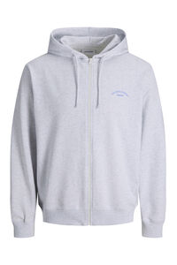 Jack & Jones Sweatshirt com fecho-&eacute;clair, estilo descontra&iacute;do