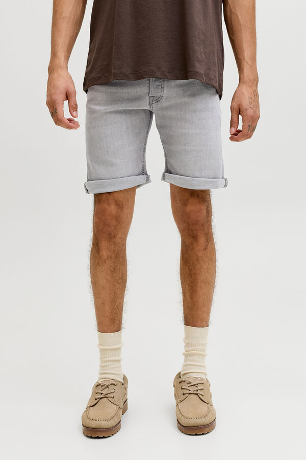 Jack & Jones Bermuda regular stone wash cinzento