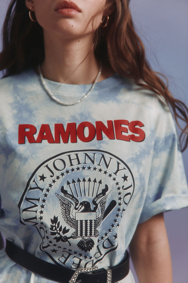 Springfield "Ramones" T-shirt dress blue