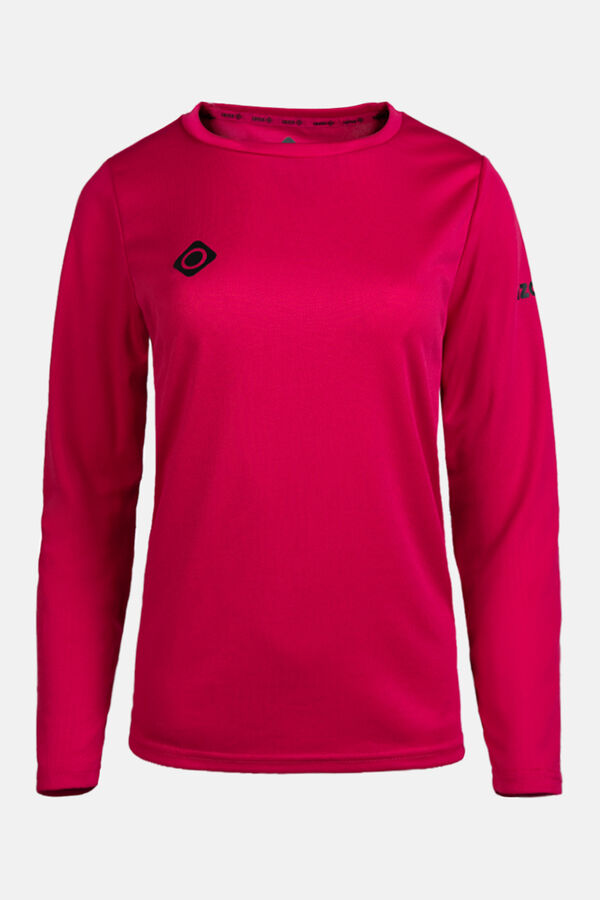 Izas T-shirt manga comprida vermelho