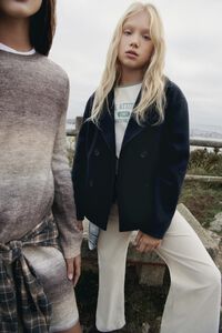 Springfield Kids Sobretudo curto de pano para menina