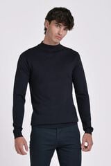 JVZ Camisola de gola Perkins azul