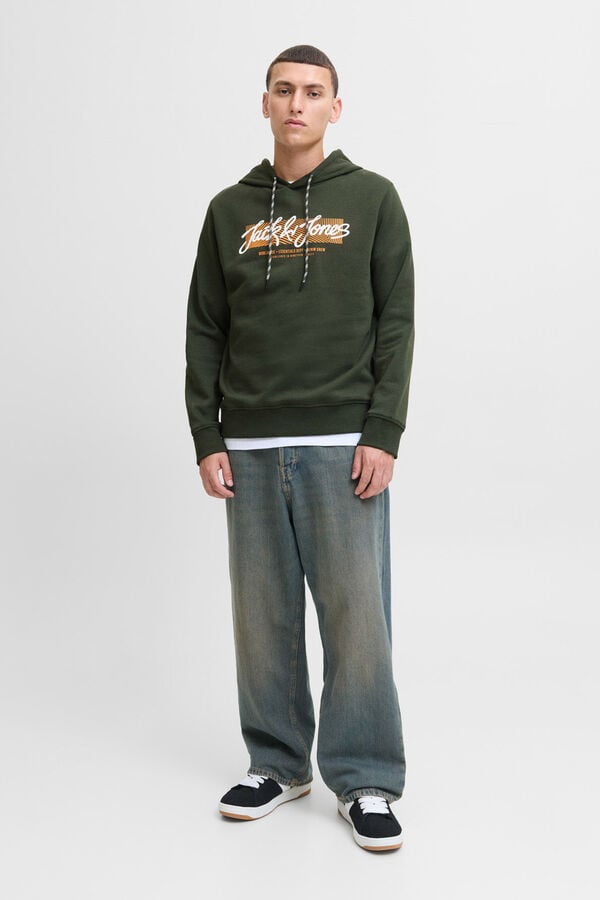 Jack & Jones sweatshirt e logo verde