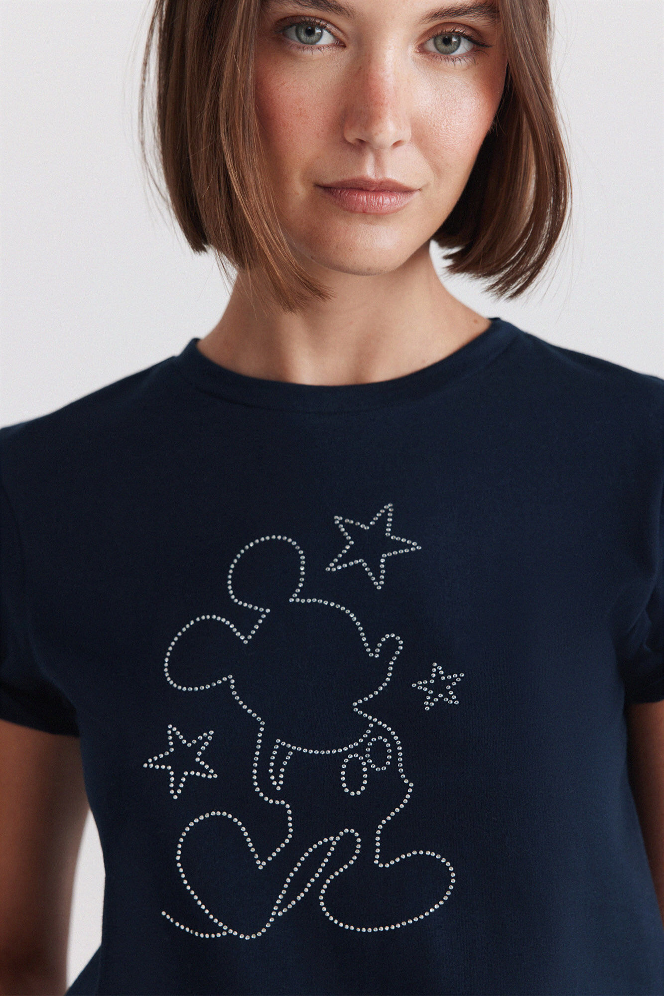 Springfield T-shirt de manga curta Mickey mouse