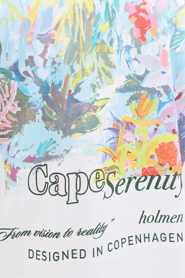 Jack & Jones T-shirt loose em algod&atilde;o branco