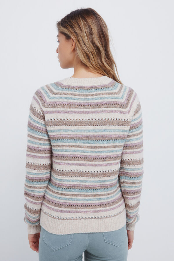 Springfield Camisola de gola polo rosa