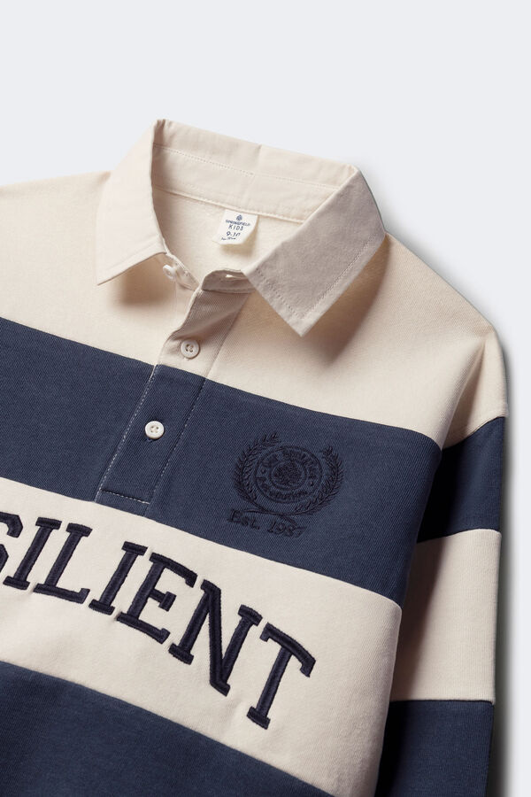 Springfield Kids Sweatshirt riscas para meninos branco