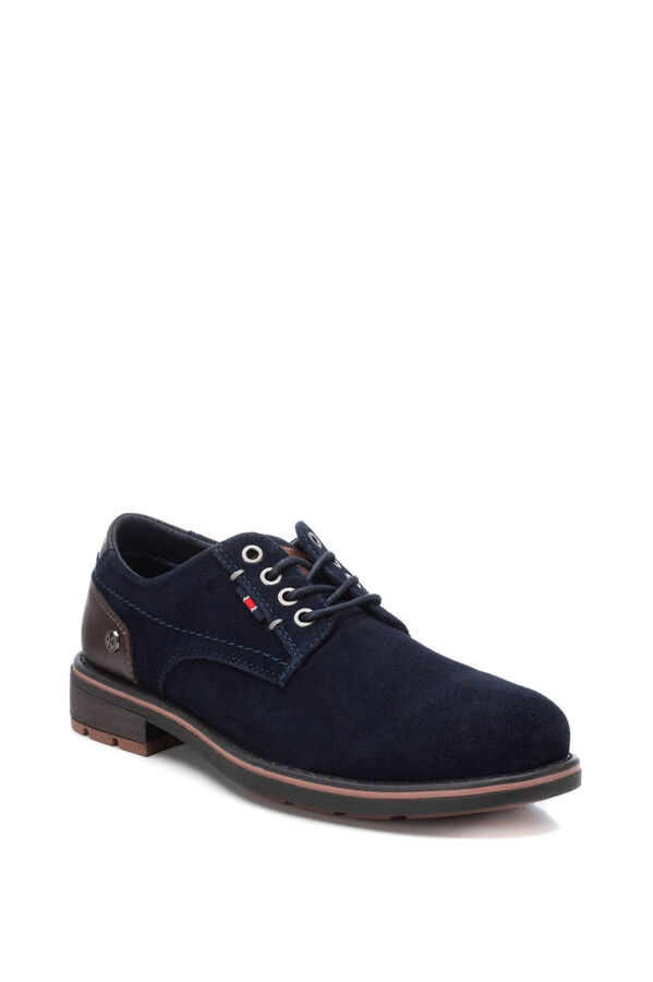 XTI Sapato de Croute masculino azul