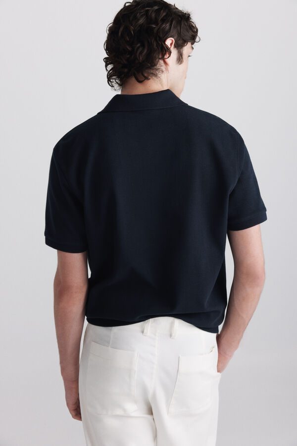 Springfield Polo em estrutura regular fit azul
