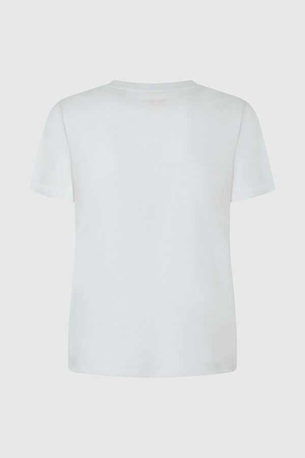 Pepe Jeans T-shirt de manga curta branco