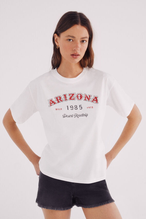 Springfield Camiseta "Arizona" bege