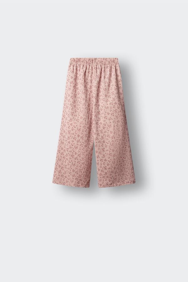 Springfield Kids Cal&ccedil;as culotte de flores para menina rosa