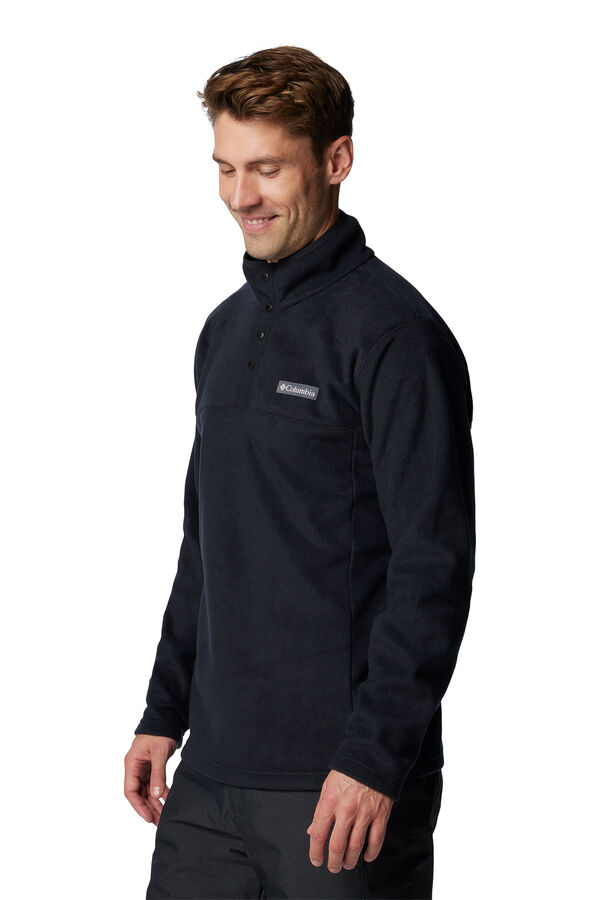 Columbia polar para homem Steens Mountain™ II com zíper e meio fecho preto