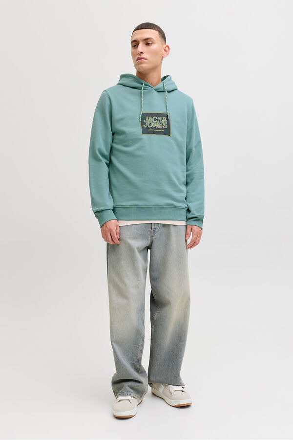 Jack & Jones Sweatshirt capuz azul