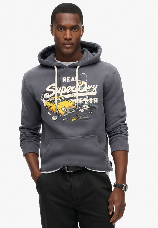 Springfield  Sweatshirt capuz cinza