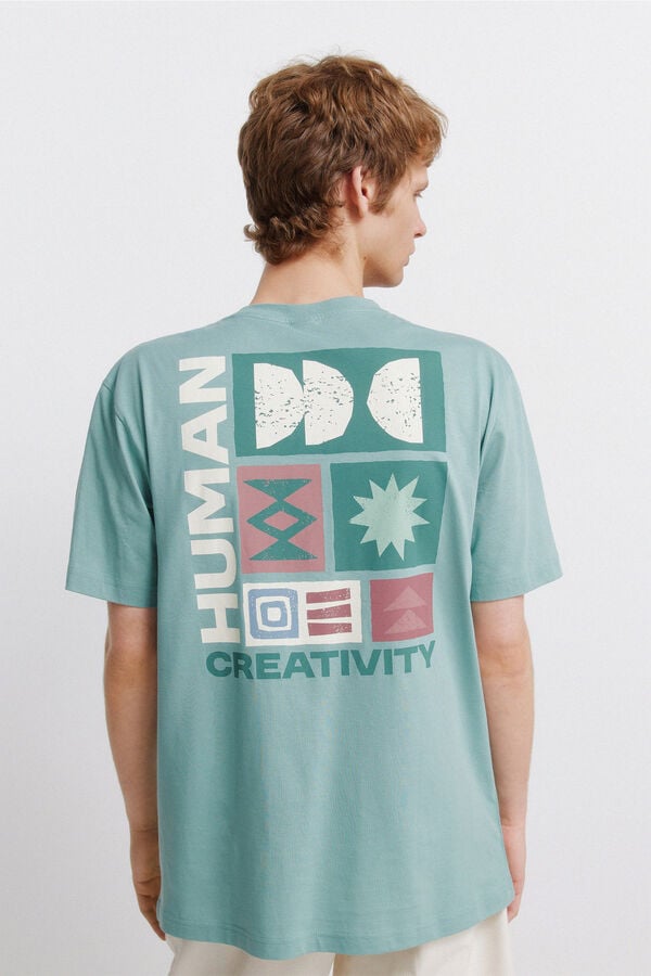 Springfield T-shirt human creativity azul