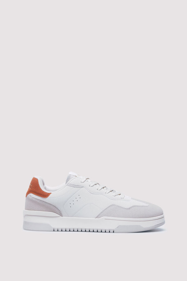 Springfield Zapatilla volumen retro blanco
