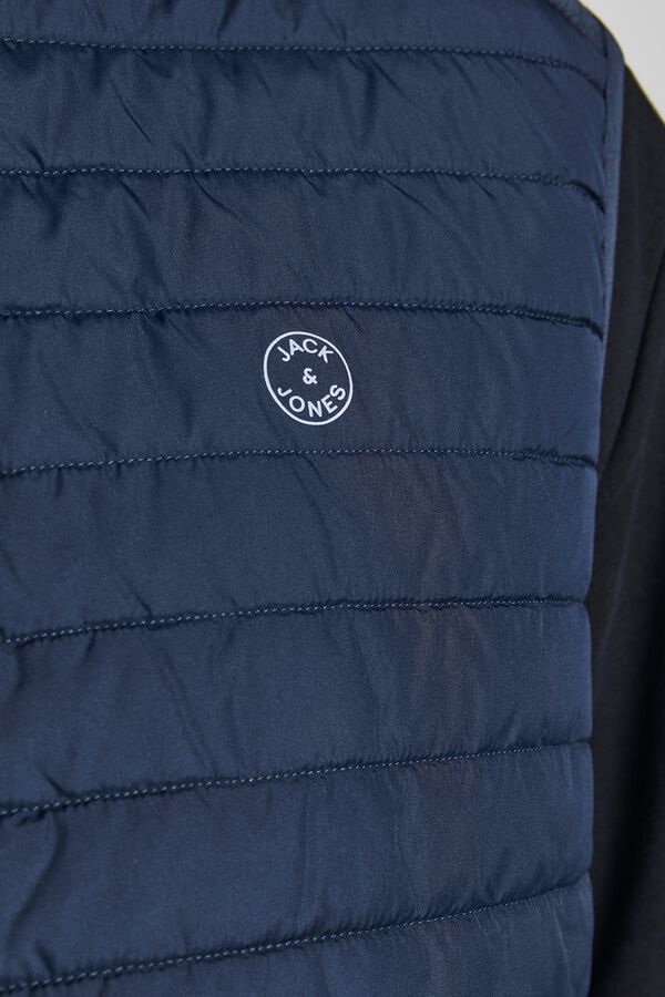 Jack & Jones PLUS Colete acolchoado com capuz azul