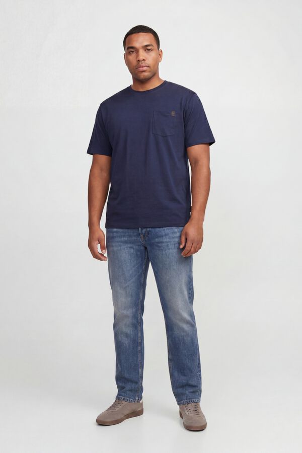 Jack & Jones PLUS Jeans slim cinco bolsos azul