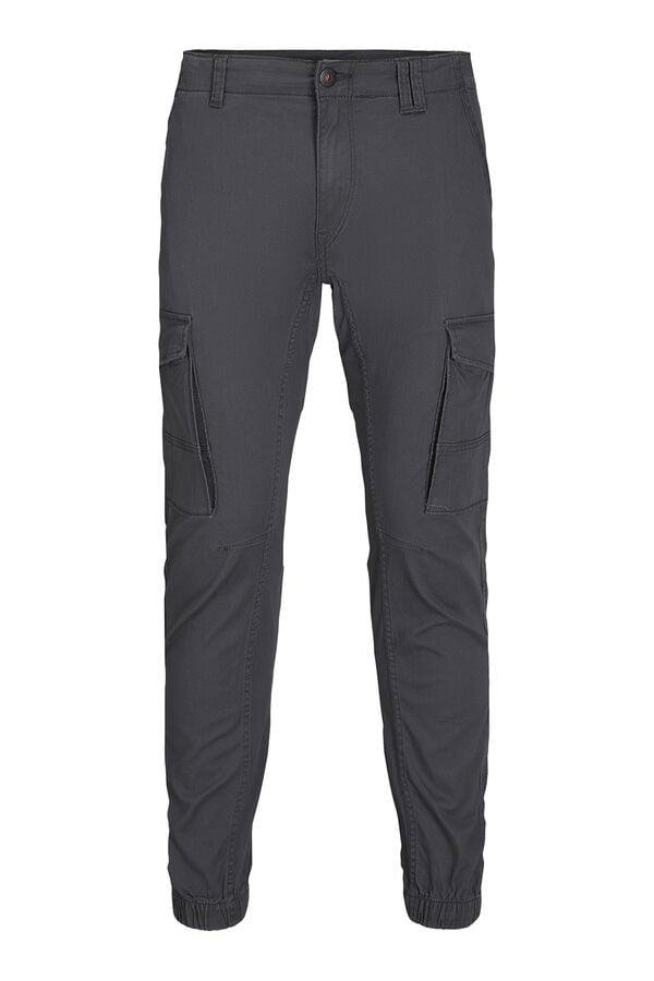 Jack & Jones calças cargo justas preto