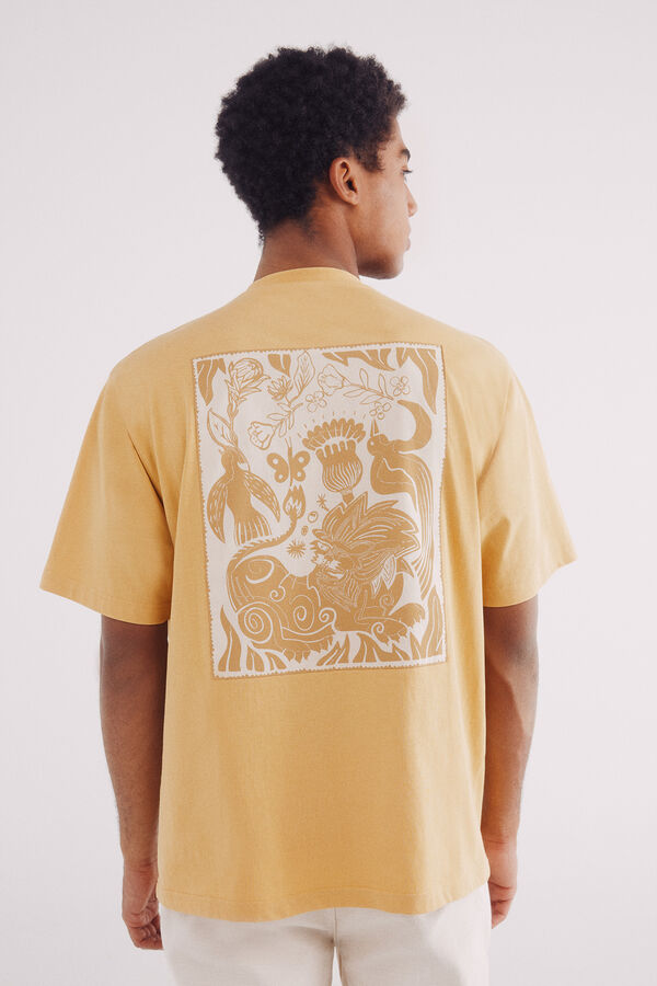 Springfield Botanical patch t-shirt printed