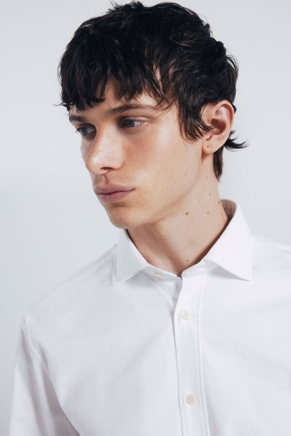 Springfield Camisa Oxford Leve branco